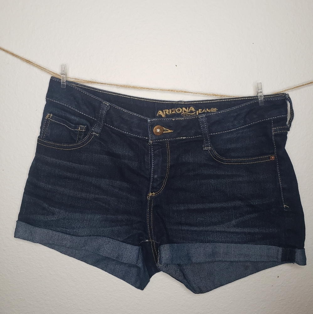 Dark Wash Jean Shorts